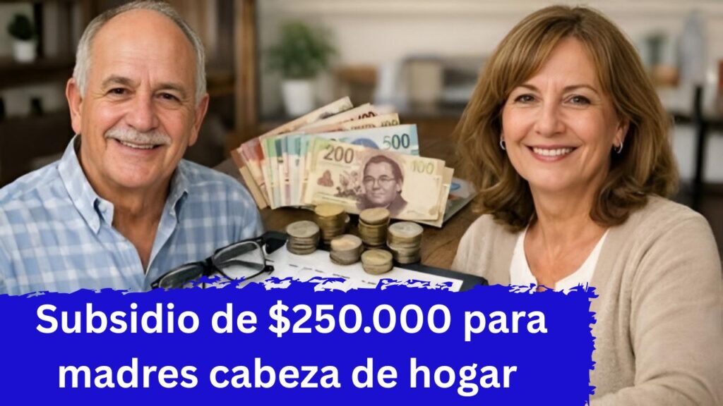 Colombia: Subsidio de $250.000 para madres cabeza de hogar – Cómo aplicar y cuándo se paga